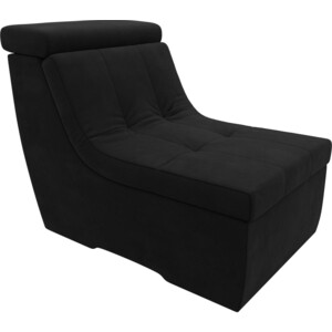 фото Модуль лига диванов холидей люкс кресло микровельвет черный