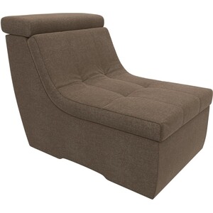фото Модуль лига диванов холидей люкс кресло рогожка коричневый
