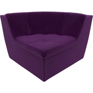 Модуль Лига Диванов Холидей Люкс угол микровельвет фиолетовый модуль лига диванов холидей люкс кресло микровельвет фиолетовый