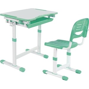 Комплект парта + стул трансформеры FunDesk Piccolino green