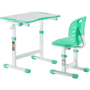 Комплект парта + стул трансформеры FunDesk Omino green - фото 1