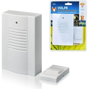 

Звонок Volpe беспроводной (11014) UDB-Q021 W-R1T1-16S-30M-WH, беспроводной (11014) UDB-Q021 W-R1T1-16S-30M-WH