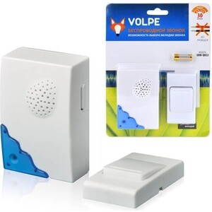 

Звонок Volpe беспроводной (11015) UDB-Q022 W-R1T1-16S-30M-WH, беспроводной (11015) UDB-Q022 W-R1T1-16S-30M-WH