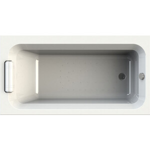фото Акриловая ванна radomir хельга 170х90 с каркасом, фронтальной панелью, подголовником, сливом-переливом (1-01-2-0-9-045к)