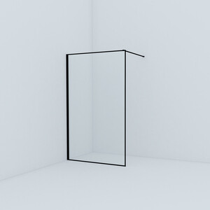 Душевой уголок IDDIS Slide Walk-In 120x120 стекло прозрачное, профиль черный (SLI8BS2i23) уплотнитель для окон и дверей ubl010e e профиль резиновый на клейкой основе