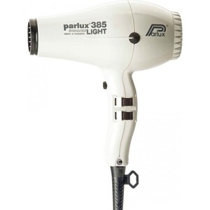 Фен Parlux 385 PowerLight Ionic & Ceramic белый сетевой удлинитель perfeo без заземления powerlight 7 м 3 розетки белый 30 012 516