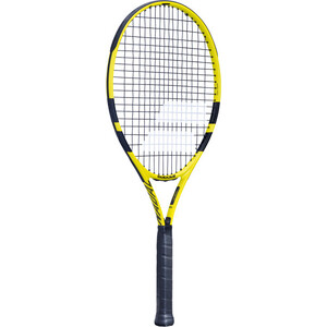 Ракетка для большого тенниса Babolat BABOLAT Nadal 26 Gr0, арт. 140250, для 9-10 лет, алюминий, со струнами,черно-желт