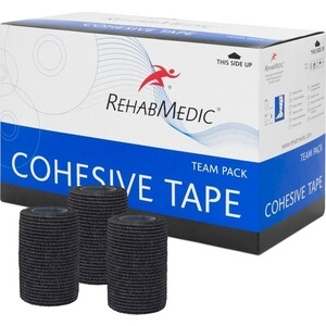 

Тейп Rehab Cohesive Tape, арт. RMV0213BK, поливискоза, 7.5см x 4.6м, уп. 20 шт, черн, Cohesive Tape, арт. RMV0213BK, поливискоза, 7.5см x 4.6м, уп. 20 шт, черн