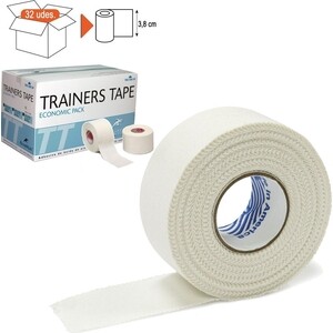 Тейп Rehab Trainers Tape, арт. TT02, хлопок, полиэстер, 3.8 см x 10 м, уп. 32 шт, белый