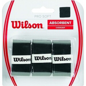 Овергрип Wilson Pro Soft Overgrip, арт. WRZ4040LI, 0,5 мм, размер 2,5см*120см,3 шт, салатовый
