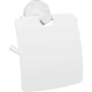Держатель туалетной бумаги Bemeta White с крышкой (104112014) правый держатель для туалетной бумаги bemeta