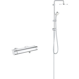 фото Термостат для душа grohe grohtherm 2000 с душевым гарнитуром, хром (34169001, 27394002)