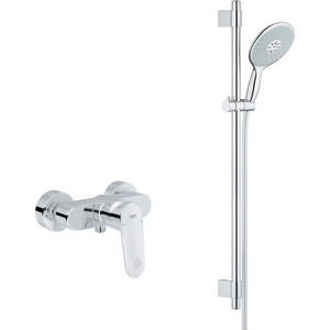 фото Смеситель для душа grohe europlus 2 с душевым гарнитуром, хром (33577002, 27750000)