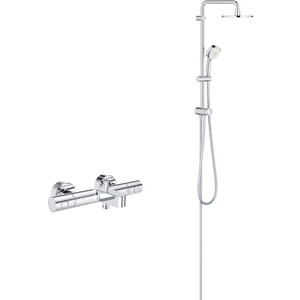 фото Термостат для ванны grohe grohtherm 800 cosmopolitan с душевым гарнитуром, хром (34766000, 27394002)