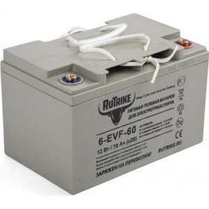 Тяговый гелевый аккумулятор Rutrike 6-EVF-60 (12V60A/H C3)