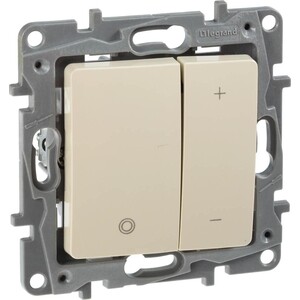

Диммер Legrand кнопочный Etika без нейтрали 400W слоновая кость 672318, кнопочный Etika без нейтрали 400W слоновая кость 672318