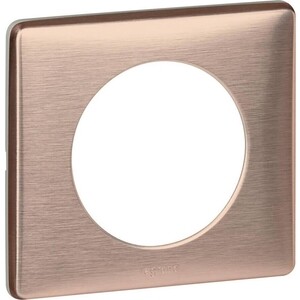 

Рамка Legrand 1-постовая Celiane медь 068991, 1-постовая Celiane медь 068991