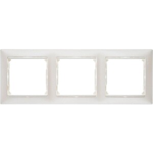 

Рамка Legrand 3-постовая Valena жемчужная 770473, 3-постовая Valena жемчужная 770473