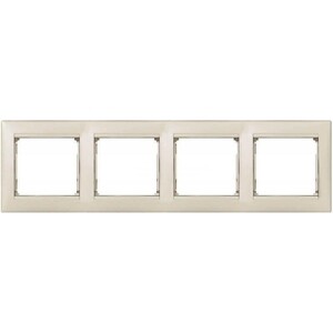 

Рамка Legrand 4-постовая Valena жемчужная 770474, 4-постовая Valena жемчужная 770474