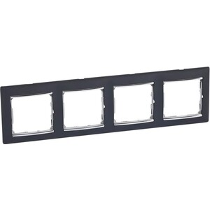 

Рамка Legrand 4-постовая Valena ноктюрн/серебряный штрих 770394, 4-постовая Valena ноктюрн/серебряный штрих 770394