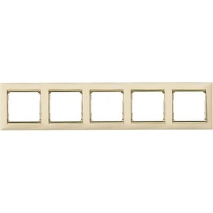 

Рамка Legrand 5-постовая Valena слоновая кость/золотой штрих 774155, 5-постовая Valena слоновая кость/золотой штрих 774155