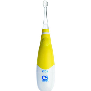 фото Электрическая звуковая зубная щетка cs medica cs-561 kids желтая