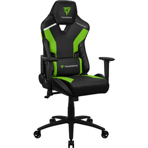 Кресло компьютерное игровое ThunderX3 TC3 neon green