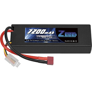 Аккумулятор Zeee Power 2s 7.4v 7200mah 80c - фото 1