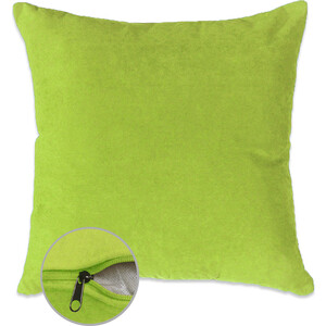 фото Декоративная подушка mypuff салатовая мебельная ткань pil_415
