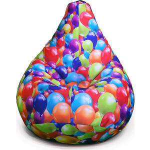 фото Кресло бескаркасное mypuff груша воздушные шары размер стандарт мебельный хлопок b_359