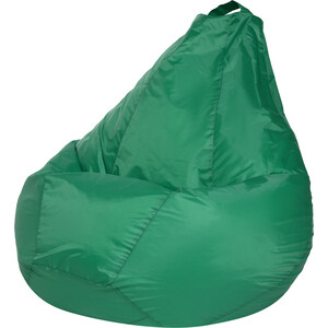 кресло груша оксфорд серый 80x120 см Кресло-мешок Bean-bag Груша зеленое оксфорд XL