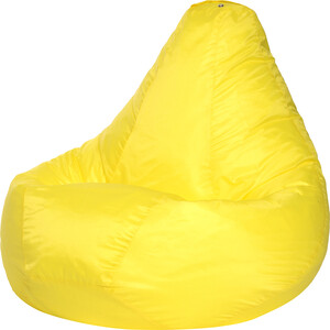 Кресло-мешок Bean-bag Груша желтое оксфорд XL кресло мешок bean bag груша красное оксфорд xl