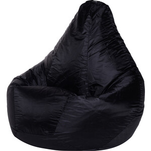 Кресло-мешок Bean-bag Груша черное оксфорд XL кресло груша оксфорд красный 80x120 см
