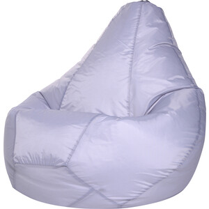 Кресло-мешок Bean-bag Груша серое оксфорд XL кресло мешок dreambag серое оксфорд l 80x75
