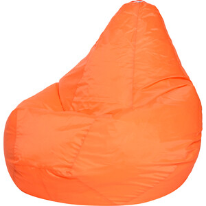 Кресло-мешок Bean-bag Груша оранжевое оксфорд XL кресло мешок bean bag груша темно синее оксфорд xl