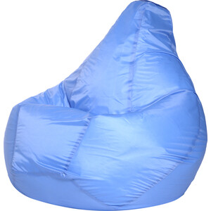 Кресло-мешок Bean-bag Груша голубое оксфорд XL кресло мешок dreambag зеленое оксфорд xl 125x85