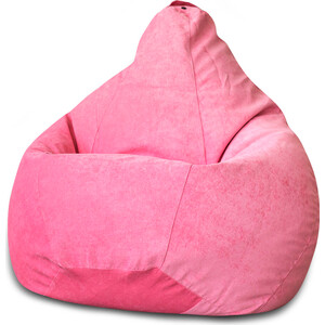 Кресло-мешок Bean-bag Груша розовый микровельвет XL