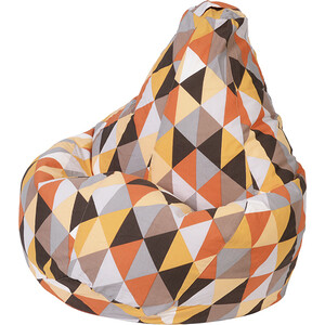 Кресло-мешок Bean-bag Груша янтарь XL кресло мешок bean bag груша серый микровельвет xl
