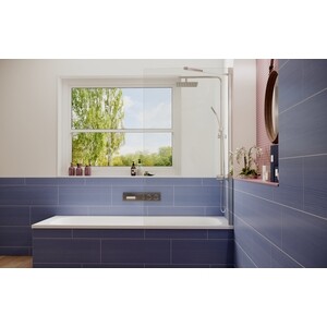 Шторка для ванны Ambassador Bath Screens 70 прозрачная, хром (16041102)