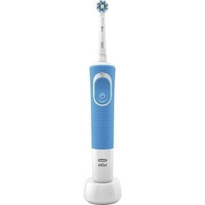 фото Электрическая зубная щетка oral-b vitality crossaction 100 белый/синий