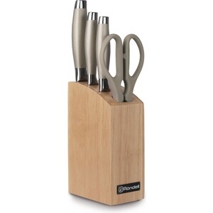 Набор  Rondell Stylet, 3 ножа и ножницы с блоком (RD-1360)