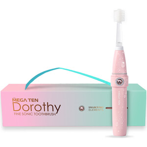 фото Детская электрическая зубная щетка mega ten dorothy розовая
