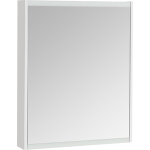 Зеркальный шкаф Акватон Нортон 65 белый глянец (1A249102NT010) зеркальный шкаф 70x75 см белый глянец comforty флоренция 00003130350