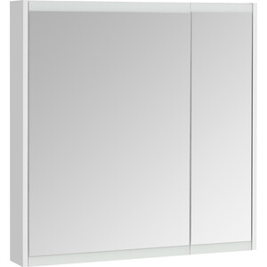 фото Зеркальный шкаф акватон нортон 80 белый глянец (1a249202nt010)