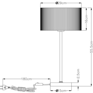 Настольная лампа Arte Lamp MALLORCA A1021LT-1SS - фото 3