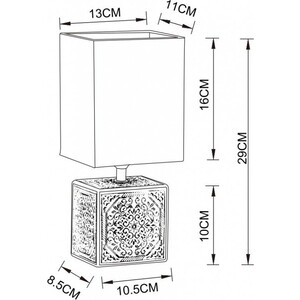 фото Настольная лампа arte lamp fiori a4429lt-1wa