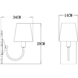 фото Бра arte lamp gracie a7301ap-1pb