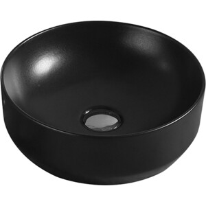 Раковина-чаша Ceramicanova Element 35х35 круглая, черная матовая (CN6007) раковина чаша belbagno 41х41 черная bb1409h301