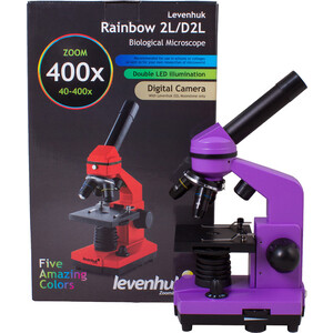 Микроскоп Levenhuk Rainbow 2L Amethyst/ Аметист