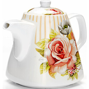 фото Заварочный чайник loraine 1.1 л цветы (26547)